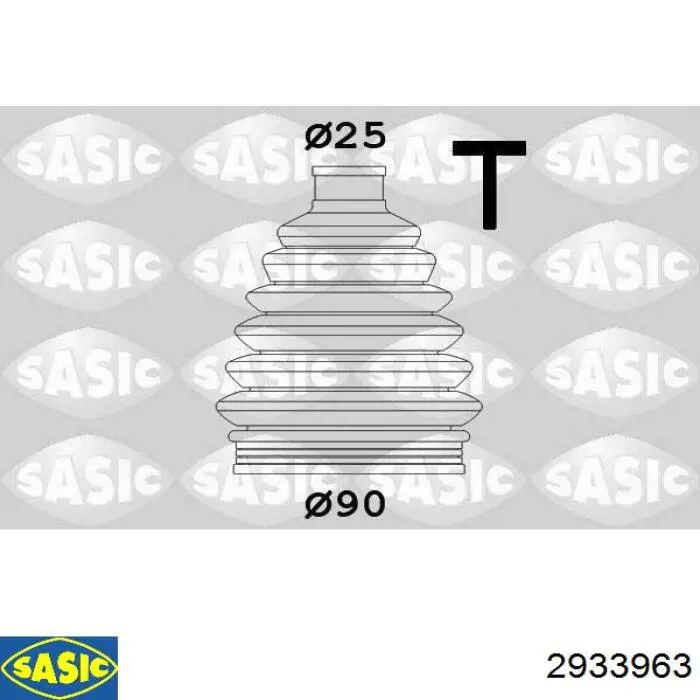 Купити 2933963 Sasic Пильник шарніра приводу