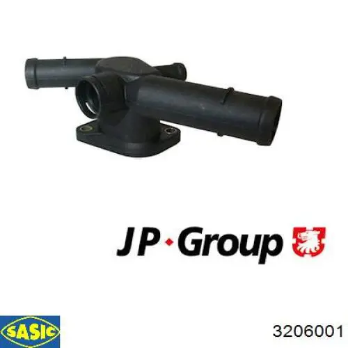 Фланець системи охолодження (трійник) Sasic 3206001 ціна, від 4.56 USD