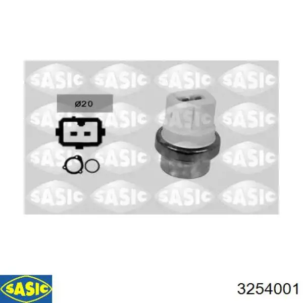 3254001 Sasic Датчик температури охл.жідкості, на прилад