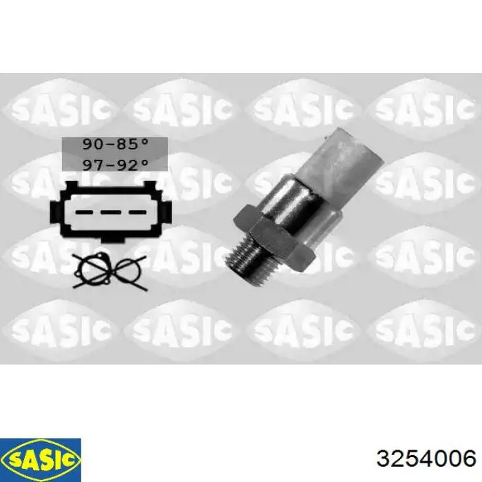 Термодатчик охолоджуючої рідини Sasic 3254006 ціна, від 8.15 USD