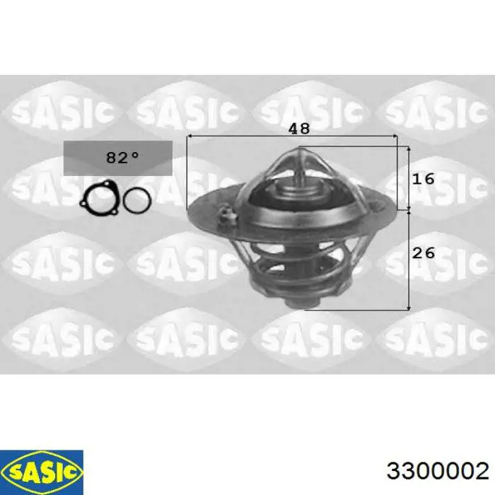 Купити 3300002 Sasic Термостат в корпусі
