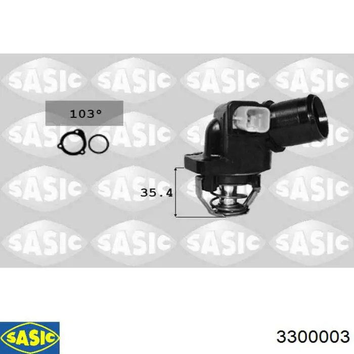Купити 3300003 Sasic Термостат в корпусі