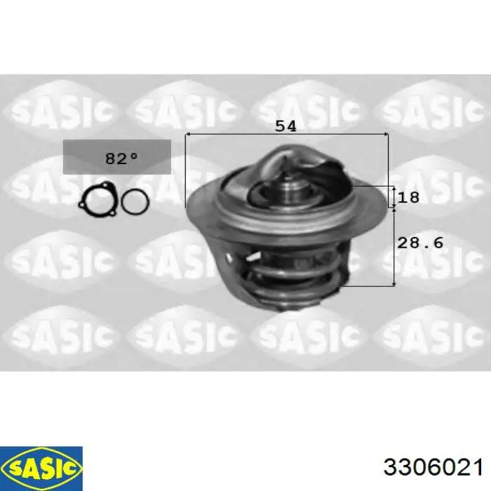 3306021 Sasic Авто термостат