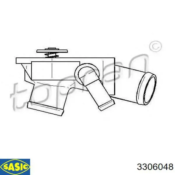 Кожух термостата Sasic 3306048 ціна, від 20.93 USD
