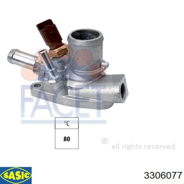 Автомобільний термостат Sasic 3306077 ціна, від 29.36 USD