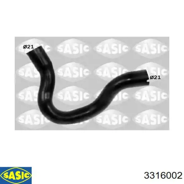 Трубка картера повітряна Sasic 3316002 ціна, від 6.20 USD