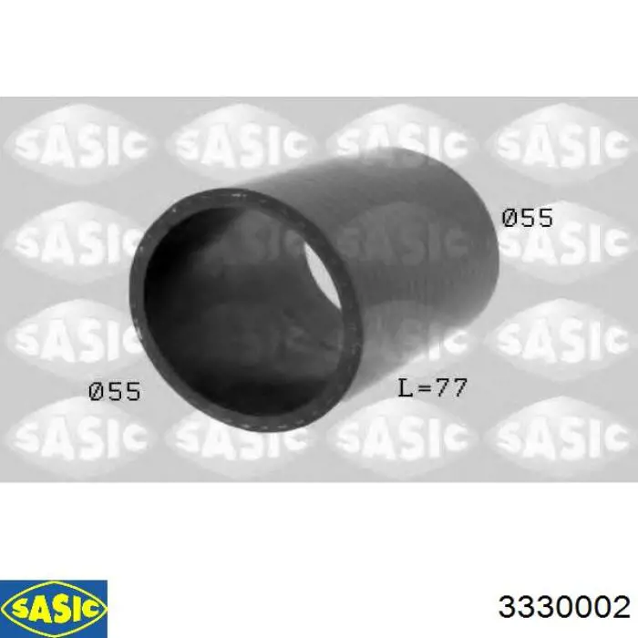 Шланг/патрубок интеркуллера Sasic 3330002 ціна, від 23.82 USD