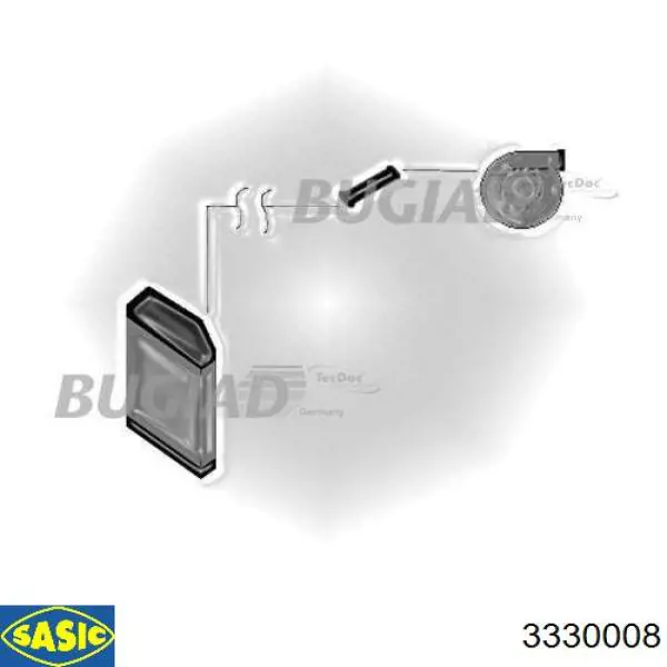 Купити 3330008 Sasic Шланг/патрубок интеркуллера