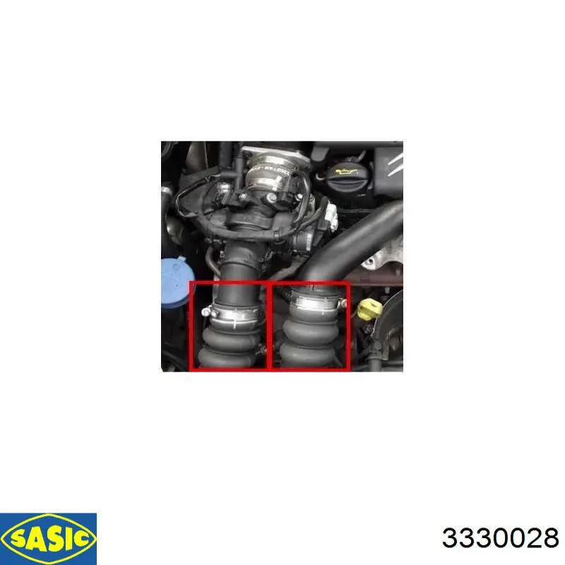 Купити 0382HP Peugeot/Citroen Шланг/патрубок интеркуллера