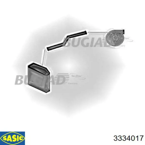 Купити 3334017 Sasic Патрубок повітряний, вихід з турбіни (наддув)