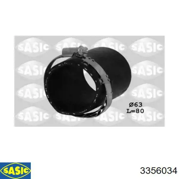 Шланг/патрубок интеркуллера Sasic 3356034 ціна, від 7.61 USD