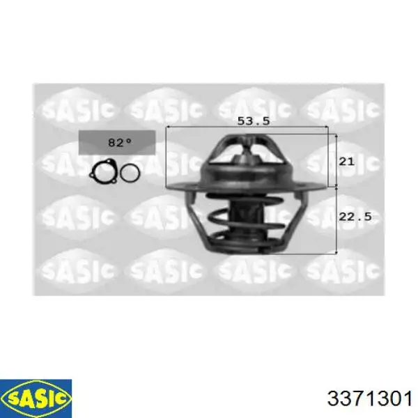 Автомобільний термостат Sasic 3371301 ціна, від 7.12 USD