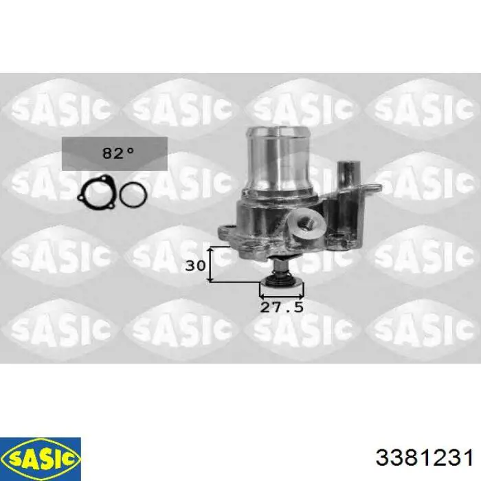 Автомобільний термостат Sasic 3381231 ціна, від 9.48 USD