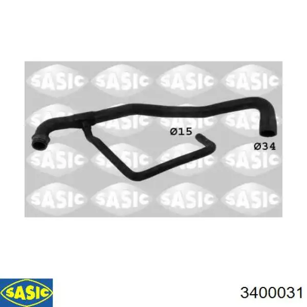 Купити 3400031 Sasic Шланг/патрубок радіатора охолодження, нижній