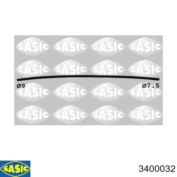 Шланг розширювального бачка, верхній Sasic 3400032 ціна, від 9.01 USD