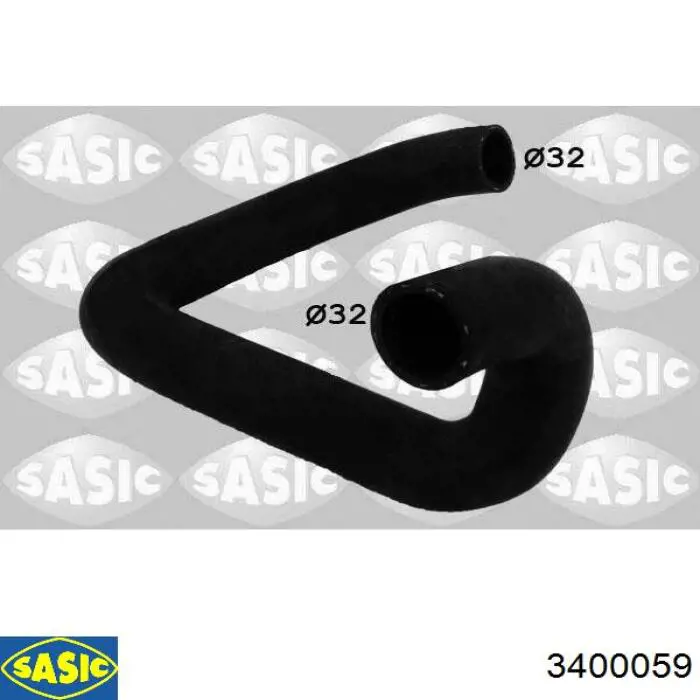 3400059 Sasic Патрубок системи охолодження