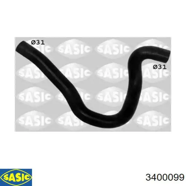 Купити 3400099 Sasic Шланг/патрубок радіатора охолодження, верхній