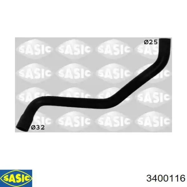 Шланг/патрубок радіатора охолодження, верхній Diesel Technic 215997 ціна, від 15.16 USD