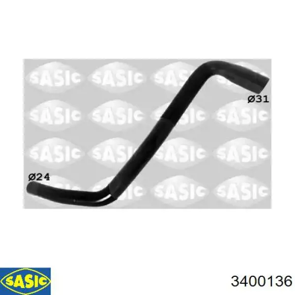 Купити 3400136 Sasic Шланг/патрубок радіатора охолодження, нижній
