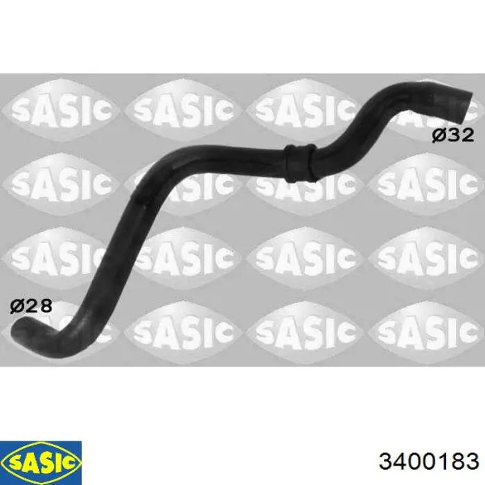 Купити 3400183 Sasic Шланг/патрубок радіатора охолодження, нижній