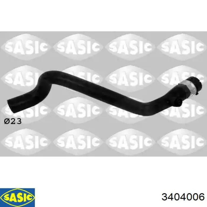 Шланг радіатора опалювача/пічки, обратка Sasic 3404006 ціна, від 14.93 USD