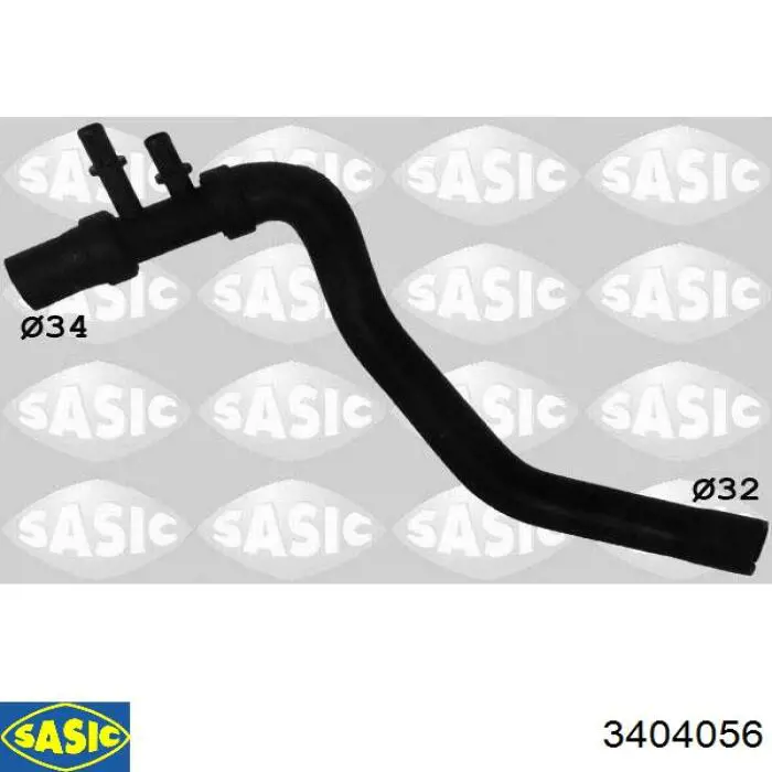 Купити 3404056 Sasic Шланг/патрубок радіатора охолодження, нижній