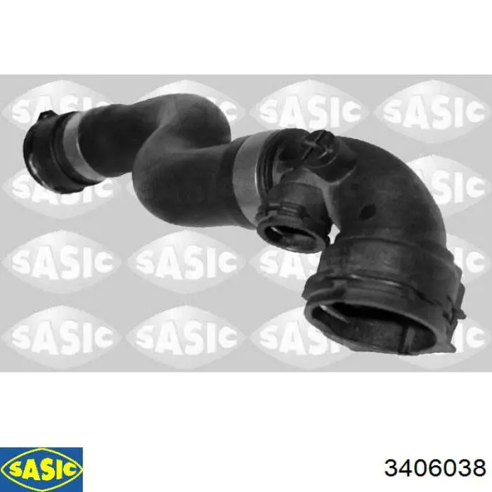 3406038 Sasic шланг/патрубок радіатора охолодження, верхній