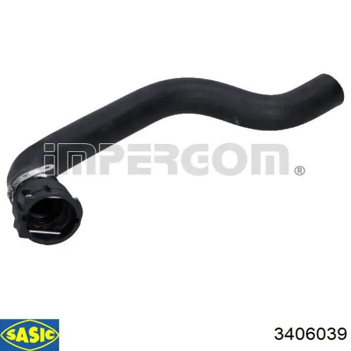 Шланг радіатора опалювача/пічки, обратка Sasic 3406039 ціна, від 11.31 USD
