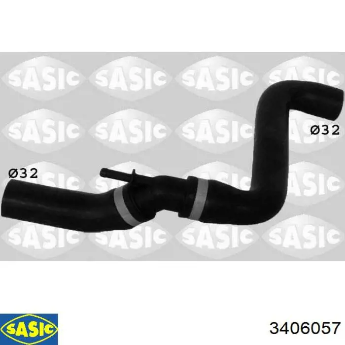 3406057 Sasic Патрубок системи охолодження