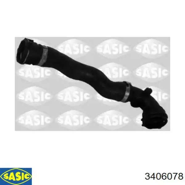 Купити 3406078 Sasic Шланг/патрубок радіатора охолодження, верхній