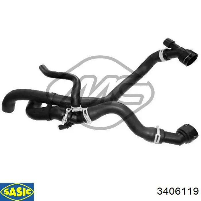 Шланг/патрубок радіатора охолодження, нижній Gates 054315 ціна, від 58.32 USD