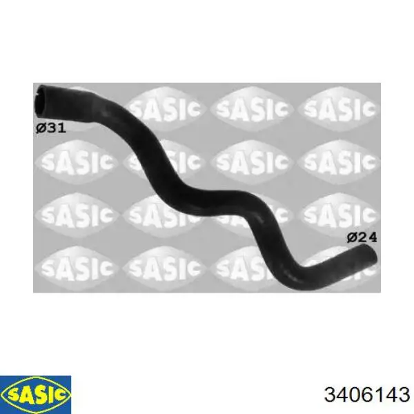 Купити 3M5H8260KH Ford Шланг/патрубок радіатора охолодження, верхній