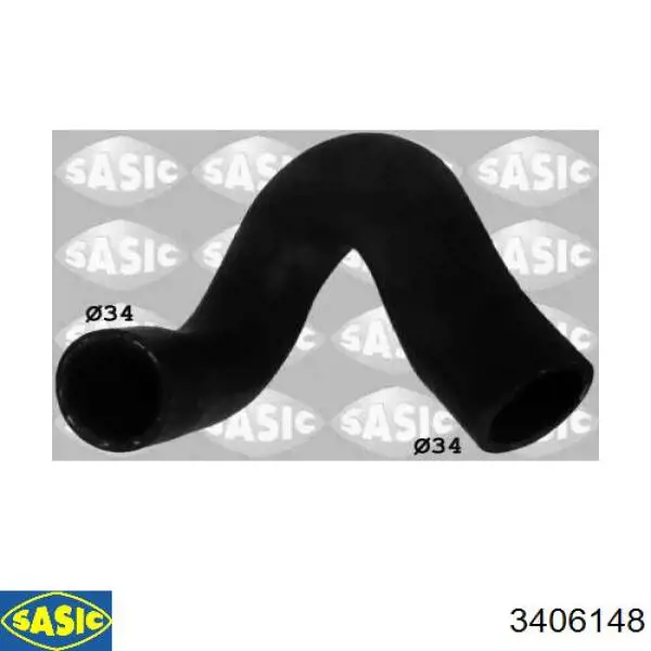 Шланг/патрубок радіатора охолодження, верхній Sasic 3406148 ціна, від 17.39 USD