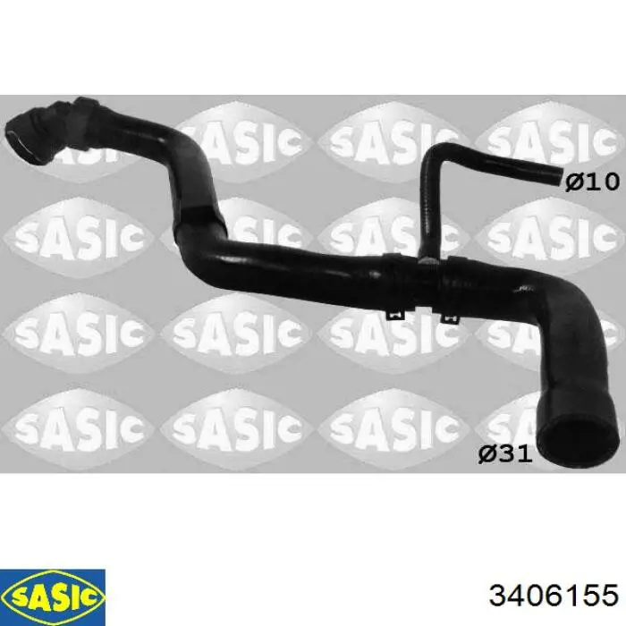 Купити 8D0121101AJ VAG Шланг/патрубок радіатора охолодження, верхній