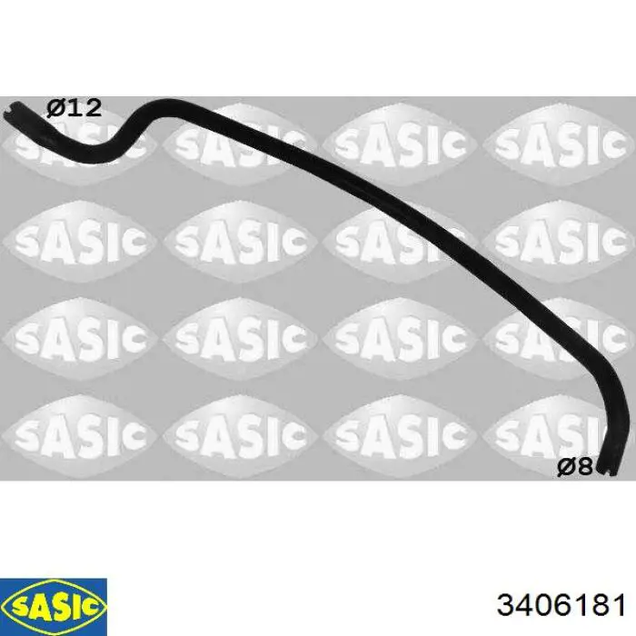 Купити 3406181 Sasic Шланг розширювального бачка, нижній