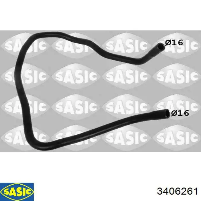 Шланг розширювального бачка, нижній Sasic 3406261 ціна, від 8.09 USD