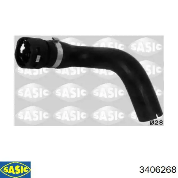Шланг/патрубок радіатора охолодження, нижній Sasic 3406268 ціна, від 21.76 USD
