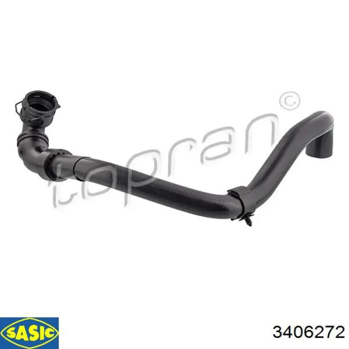 Шланг/патрубок радіатора охолодження, нижній 3406272 Sasic