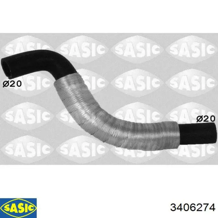 Шланг радіатора опалювача/пічки, обратка Sasic 3406274 ціна, від 5.54 USD