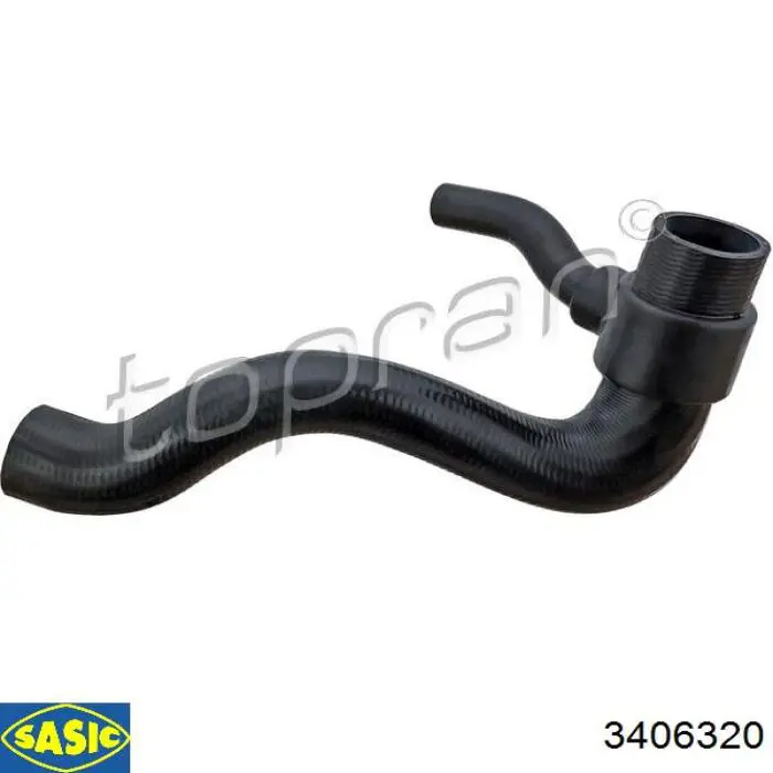 Шланг/патрубок радіатора охолодження, нижній Thermotec DWM077TT ціна, від 13.87 USD
