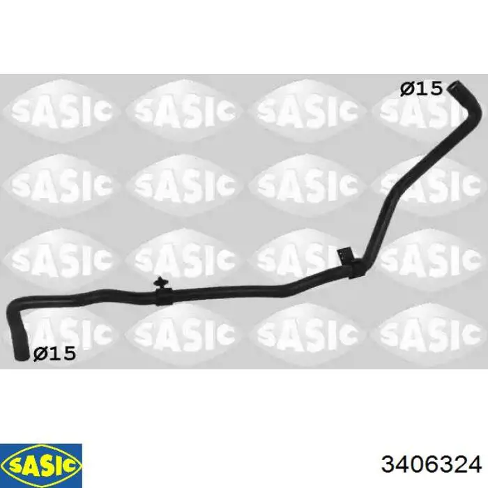 Купити 3406324 Sasic Шланг розширювального бачка, нижній