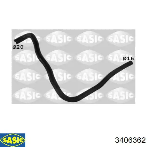 Шланг/патрубок системи охолодження Opel 1337740 ціна, від 9.52 USD