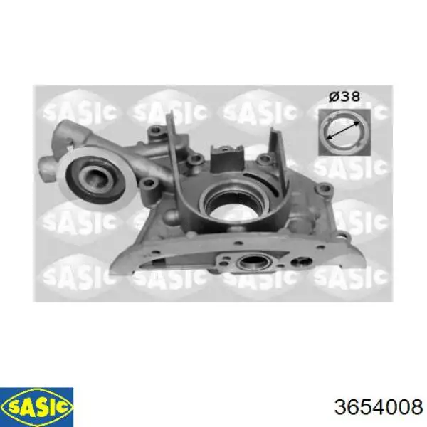 Помпа масляна Sasic 3654008 ціна, від 65.82 USD