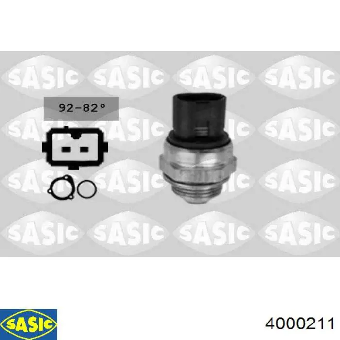 Датчик температури радіатора Sasic 4000211 ціна, від 7.17 USD