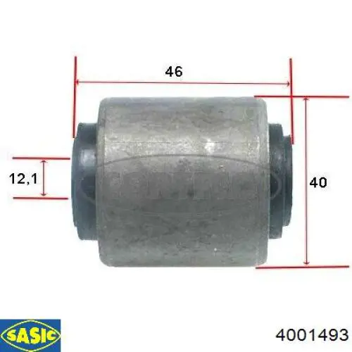 Сайлентблок нижнього важеля передньої підвіски Sasic 4001493 ціна, від 3.35 USD