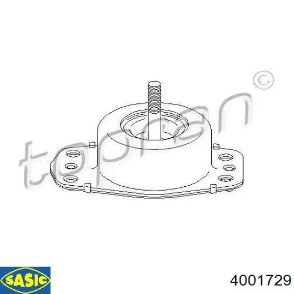 4402611 Opel подушка (опора двигуна, права)