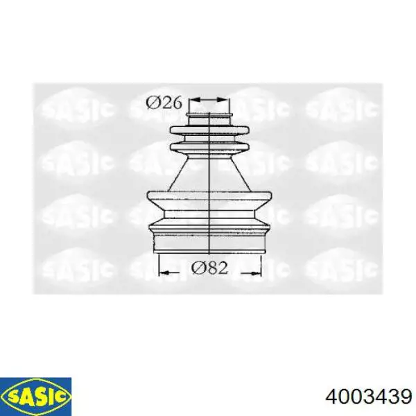 0023114 GKN-Spidan Пильник ШРКШ внутрішній, передній півосі