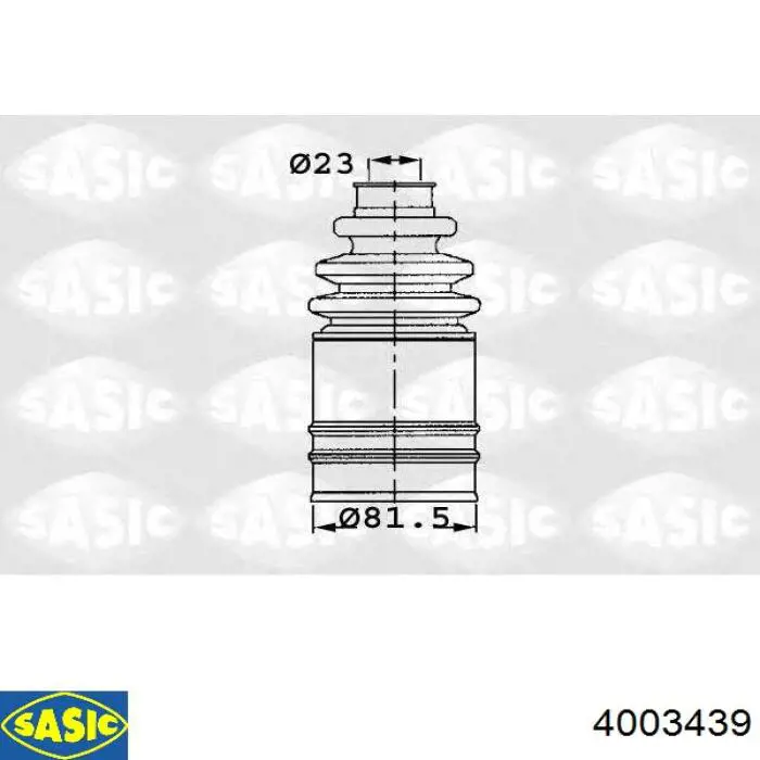 Пильник ШРУСа внутрішній A6313300085 Mercedes