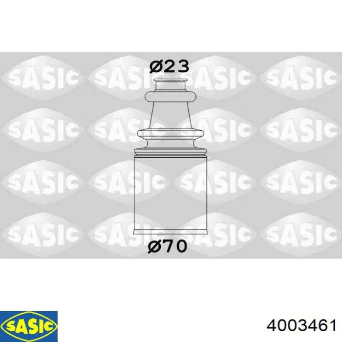 4003461 Sasic пильник шруса внутрішній, передній піввісі