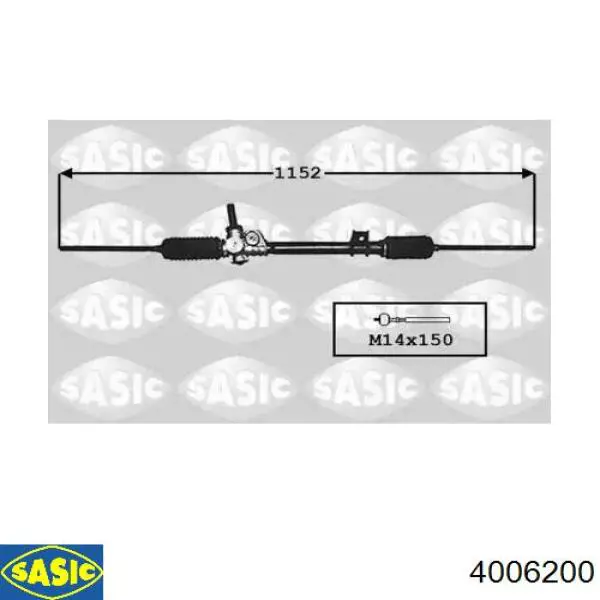Купити 8200033832 Renault (RVI) Рульова рейка